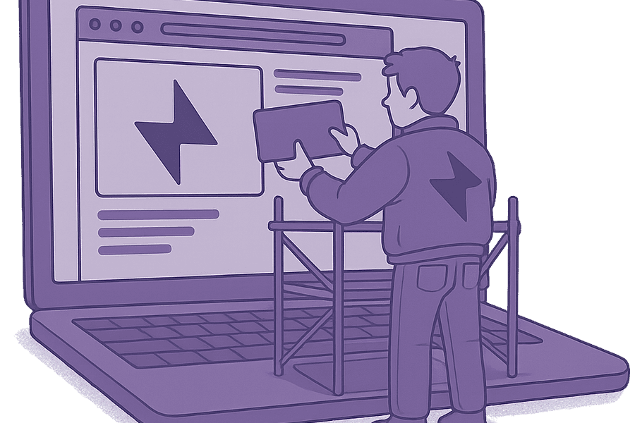 Refacthor website construction visual